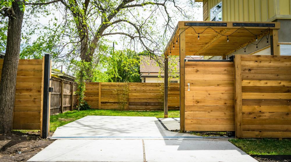 wooden gate